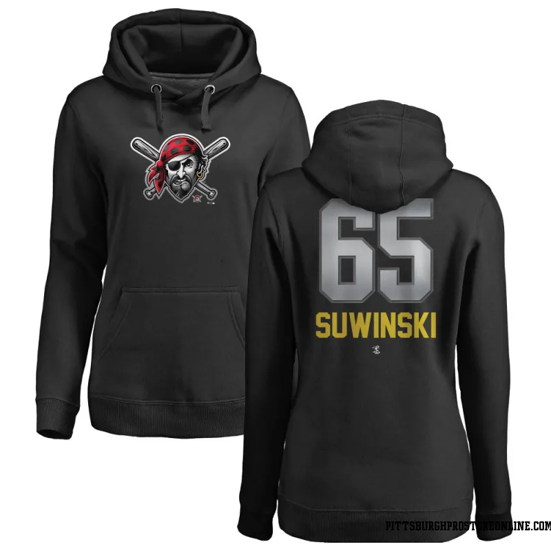 Jack Suwinski Pittsburgh Pirates Men's Black Backer T-Shirt 